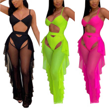 New Fashion Summer Women Sexy Mesh Cover up Swimsuit
